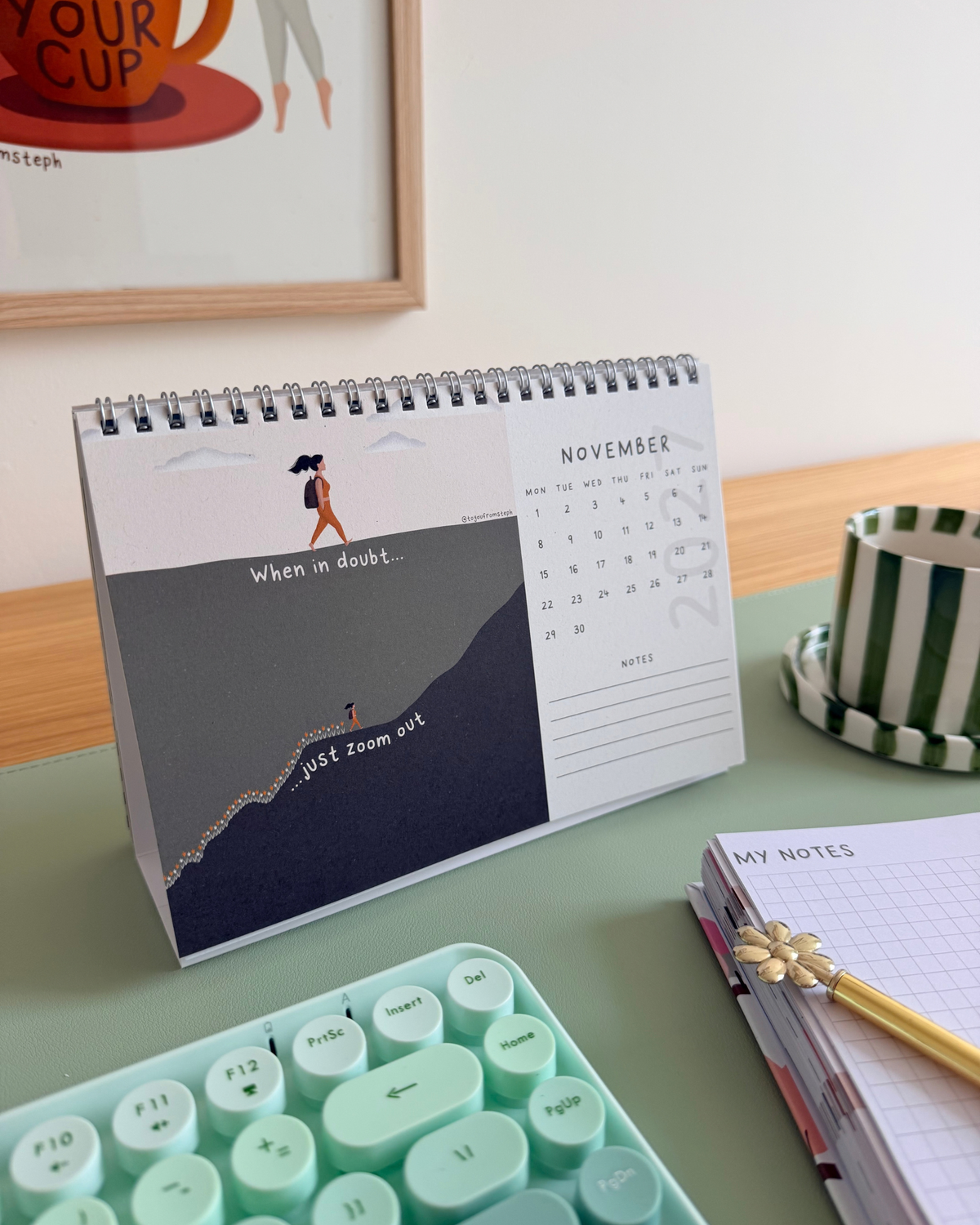 (PRE-ORDER) Thrive 2027 | Desktop Calendar | A5