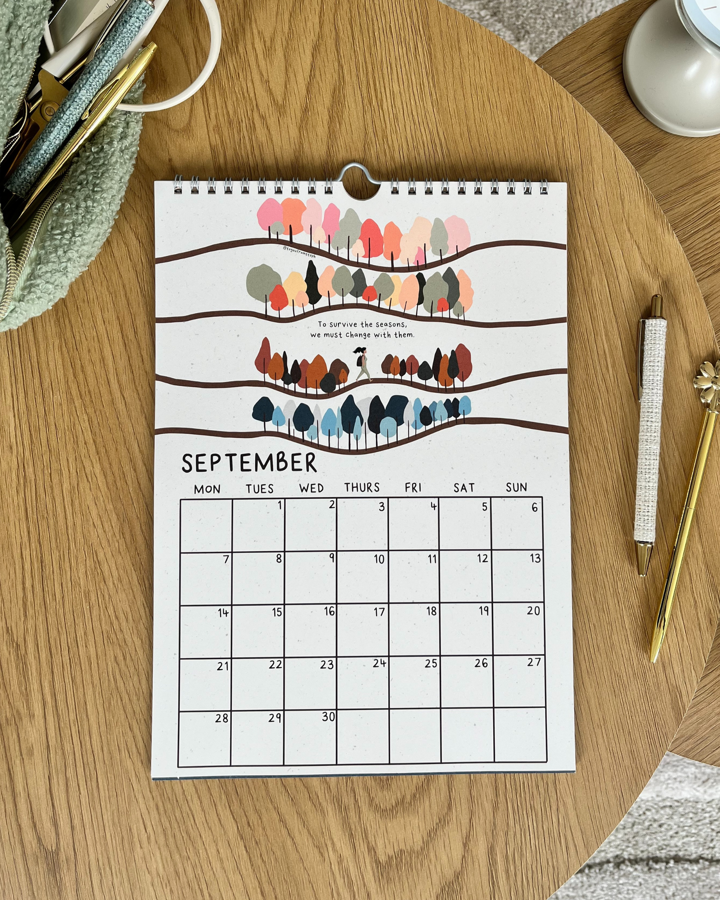 (PRE-ORDER) Thrive 2026 Wall Calendar | A4