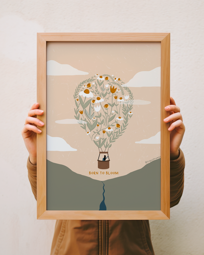 Born to Bloom - Art Print