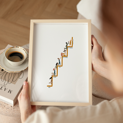 Lifting Others - Art Print