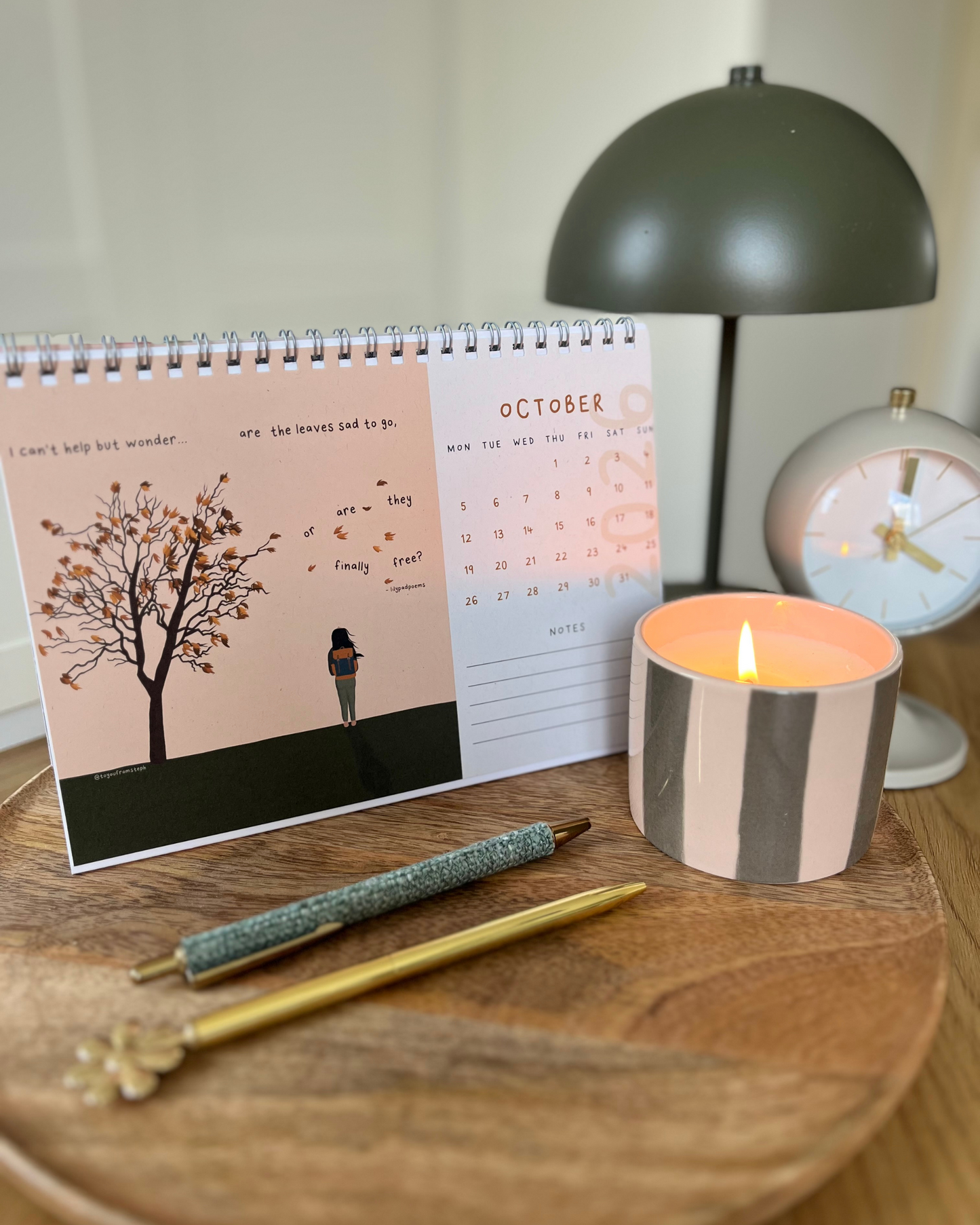 (PRE-ORDER) Thrive 2026 | Desktop Calendar | A5