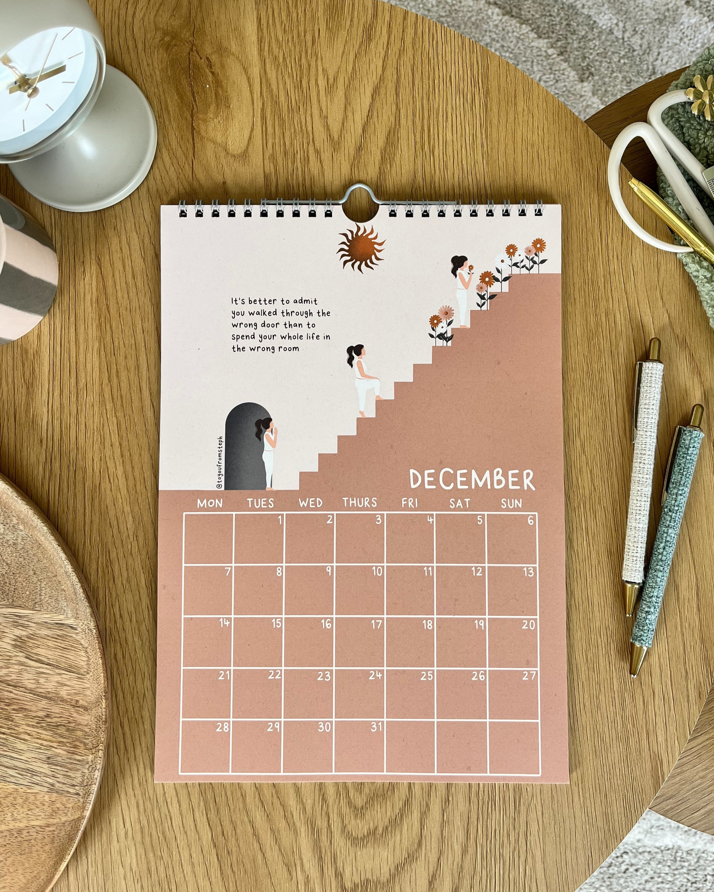 (PRE-ORDER) Rise 2026 Wall Calendar | A4