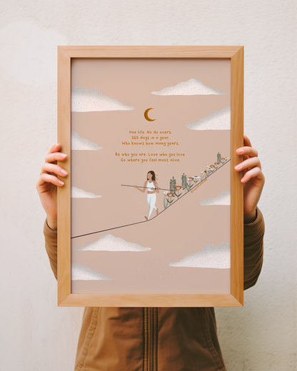 One Life - Art Print