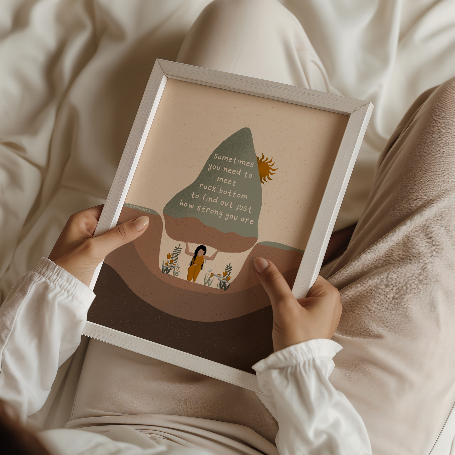 Rock Bottom - Art Print