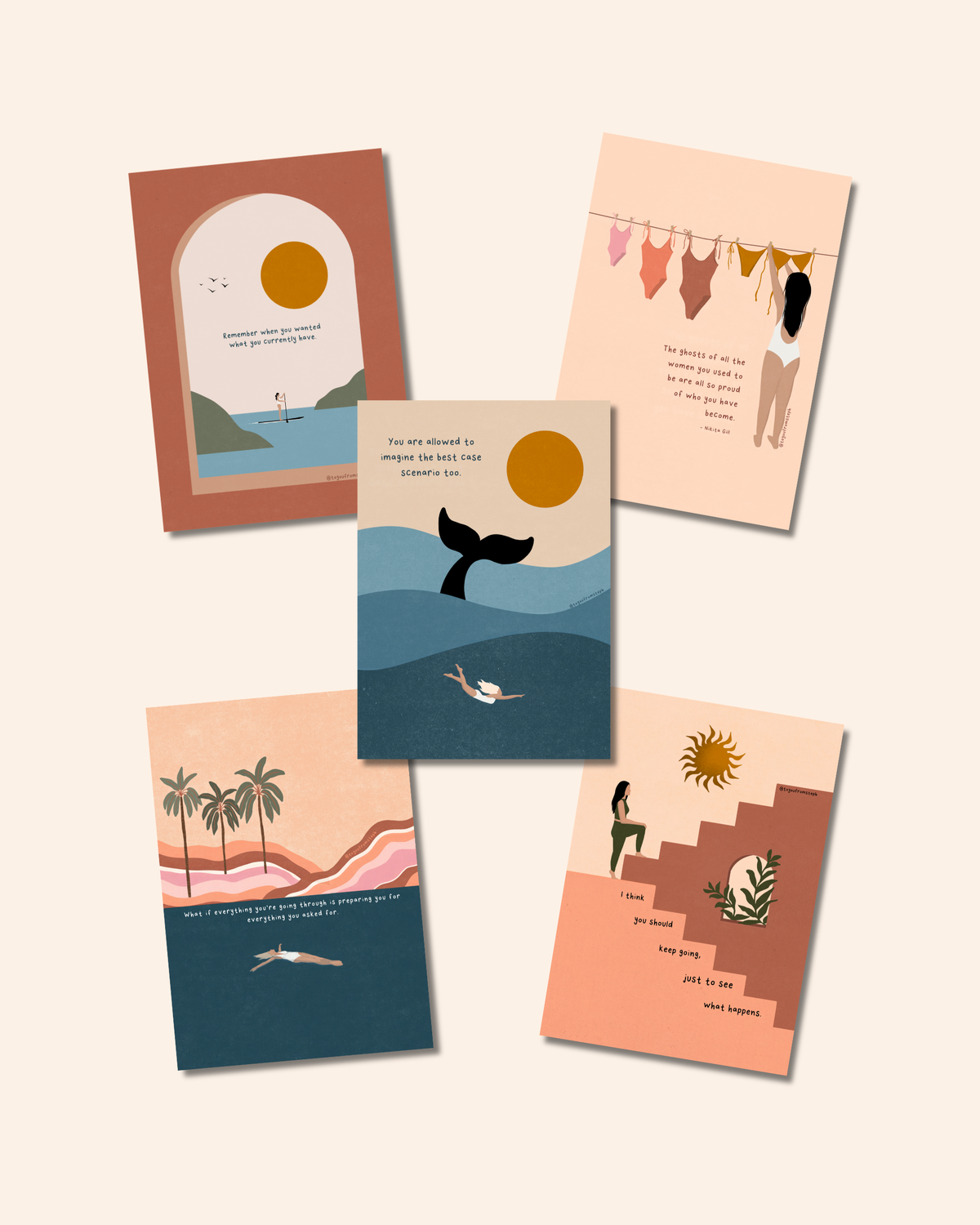 Sunlight | Pack of 5 Postcards | A6