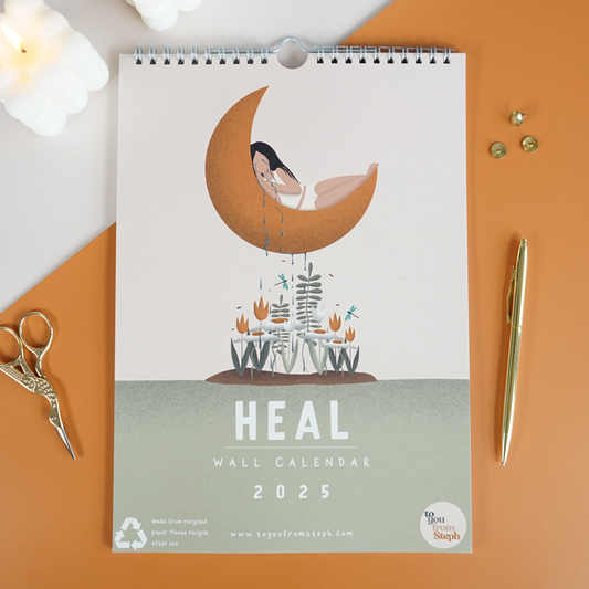 Pre-Order | 2025 Wall Calendar | HEAL | A4