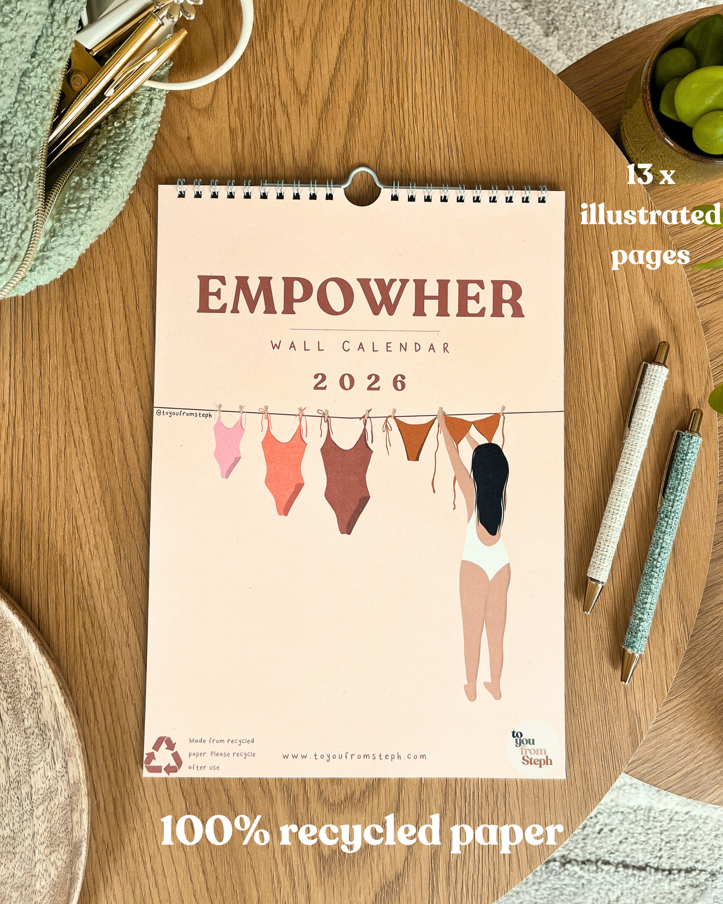 (PRE-ORDER) EmpowHER 2026 Wall Calendar | A4