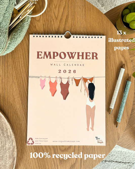 (PRE-ORDER) EmpowHER 2026 Wall Calendar | A4