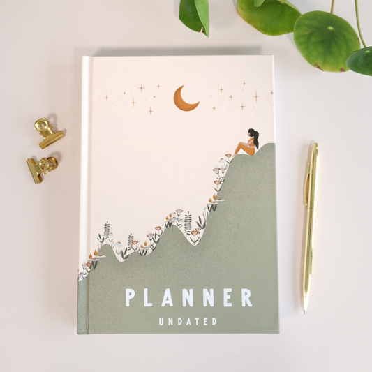 Pre-Order | 2025 UNDATED Planner | A5 Hardcover | Week to View