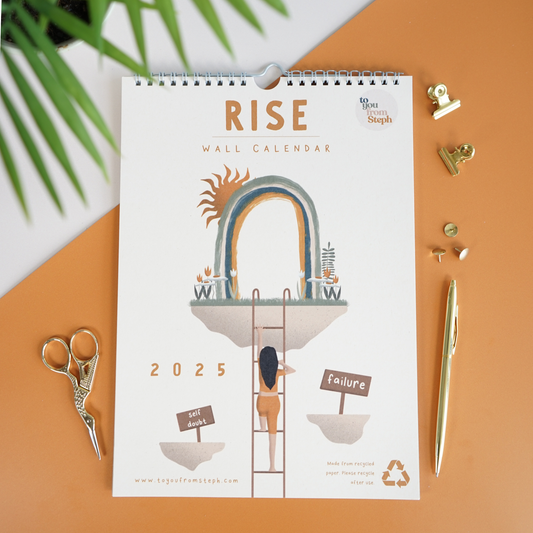 Pre-Order | 2025 Wall Calendar | RISE | A4