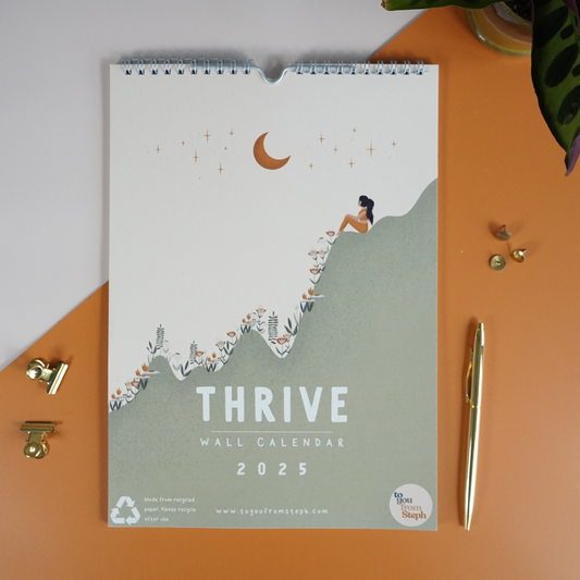 Pre-Order | 2025 Wall Calendar | THRIVE | A4