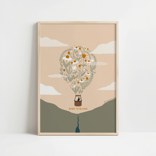 Born to Bloom - Art Print