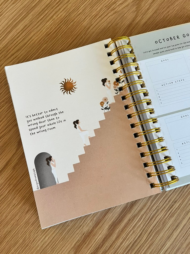 (PRE-ORDER) 2026 Premium Week-to-View Planner – A5 Hardcover, Spiral-Bound, 214 Pages