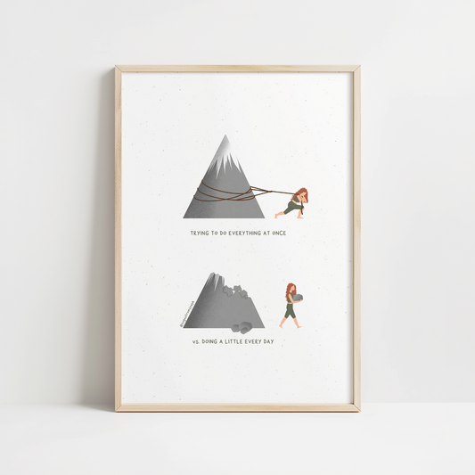 A Little Every Day - Art Print