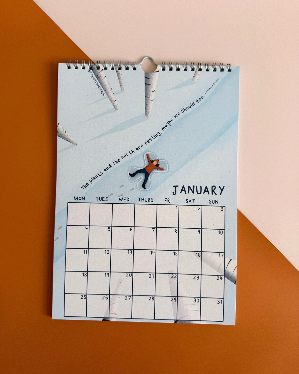 (PRE-ORDER) Thrive 2027 Wall Calendar | A4