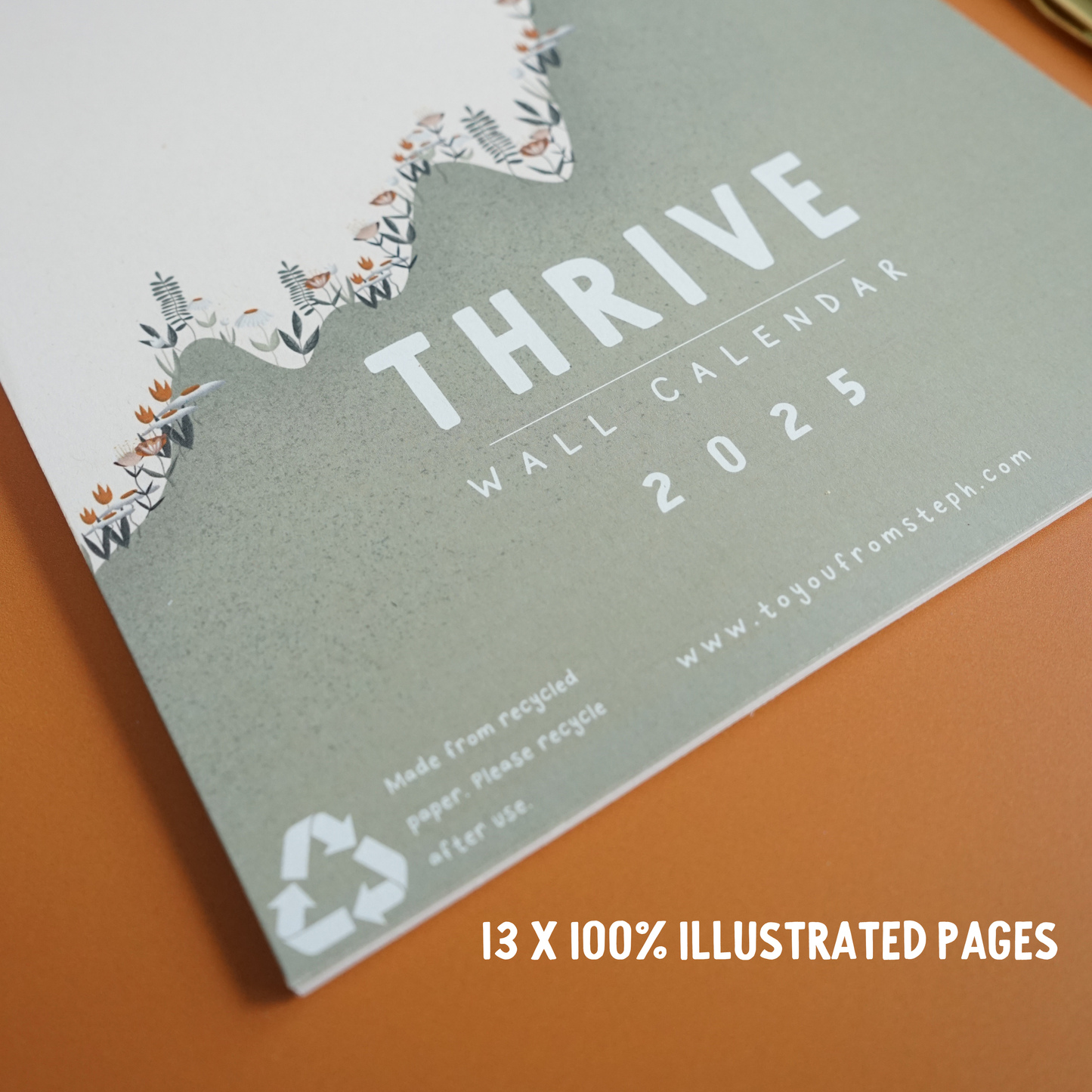 Pre-Order | 2025 Wall Calendar | THRIVE | A4