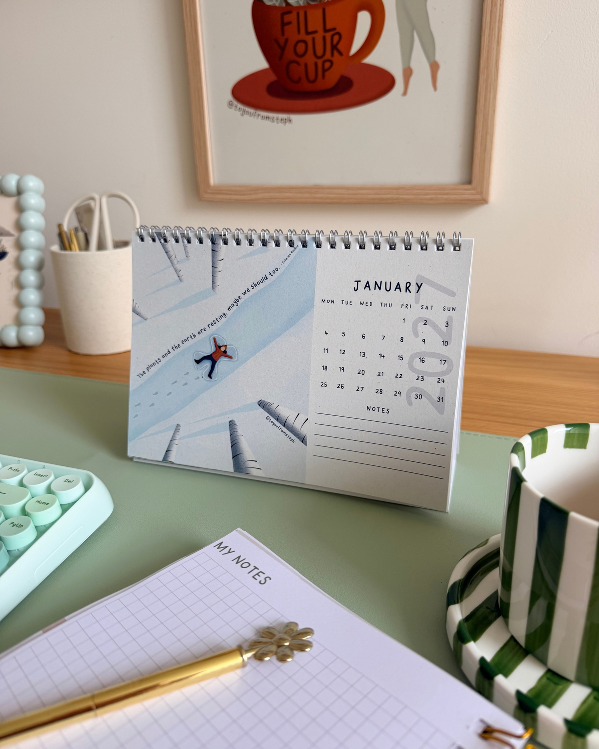 (PRE-ORDER) The 2027 Reset Bundle - Planner, Reflect & Renew + Desktop Calendar