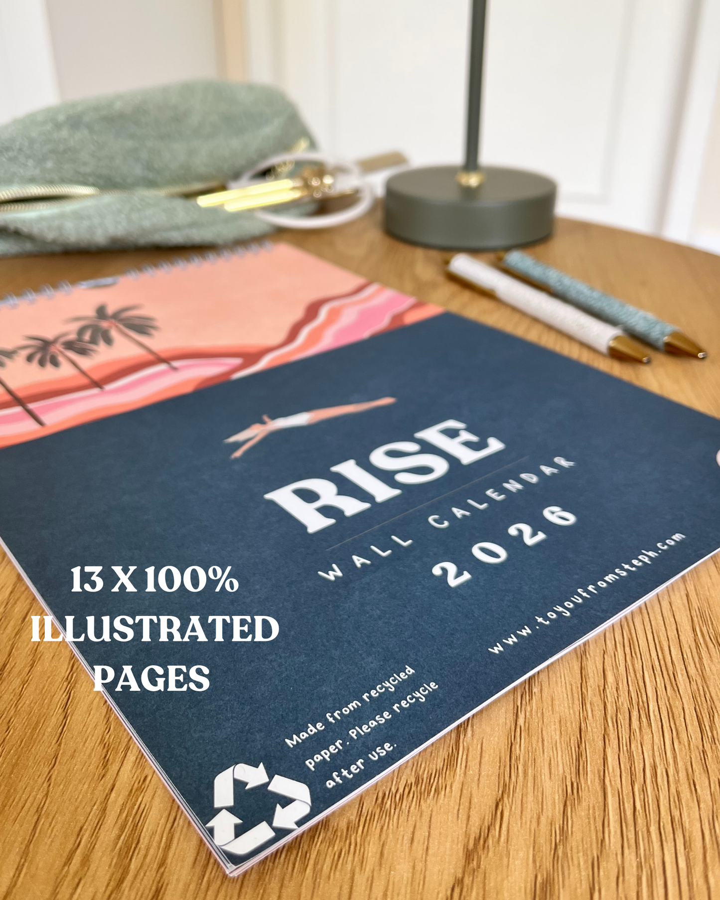 (PRE-ORDER) Rise 2026 Wall Calendar | A4