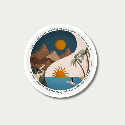 Effort & Surrender - Sticker