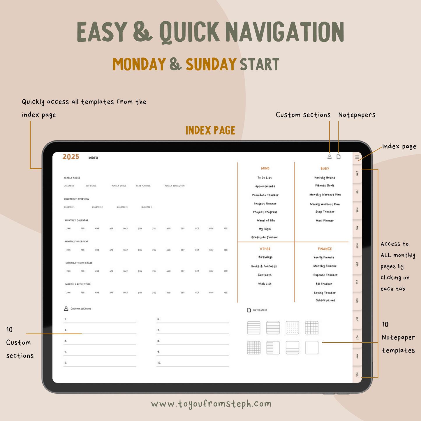 2025 Digital Planner