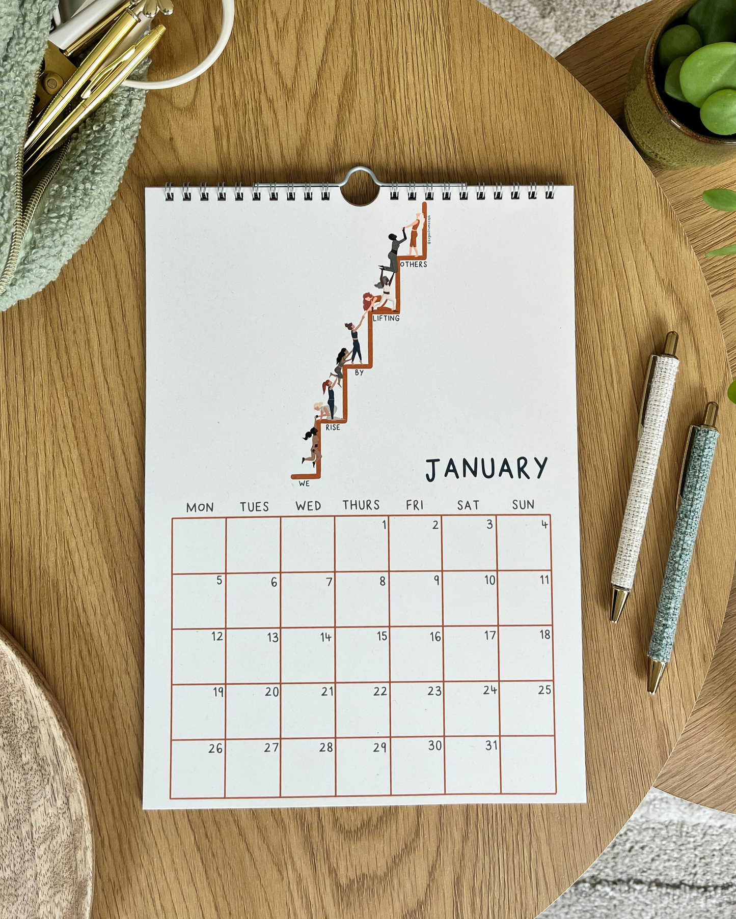 (PRE-ORDER) EmpowHER 2026 Wall Calendar | A4