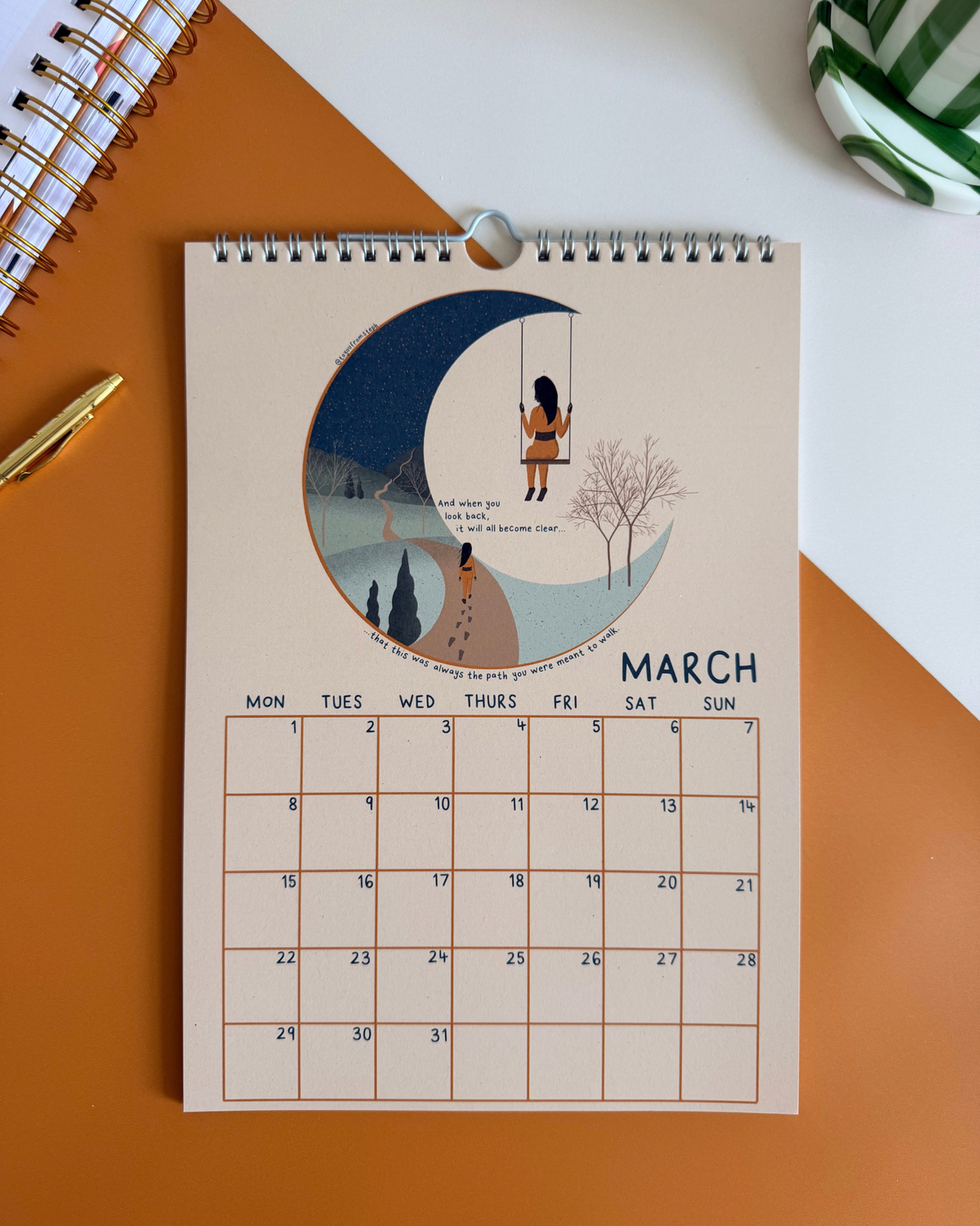 (PRE-ORDER) 2027 Wall Calendar | The Classics | A4
