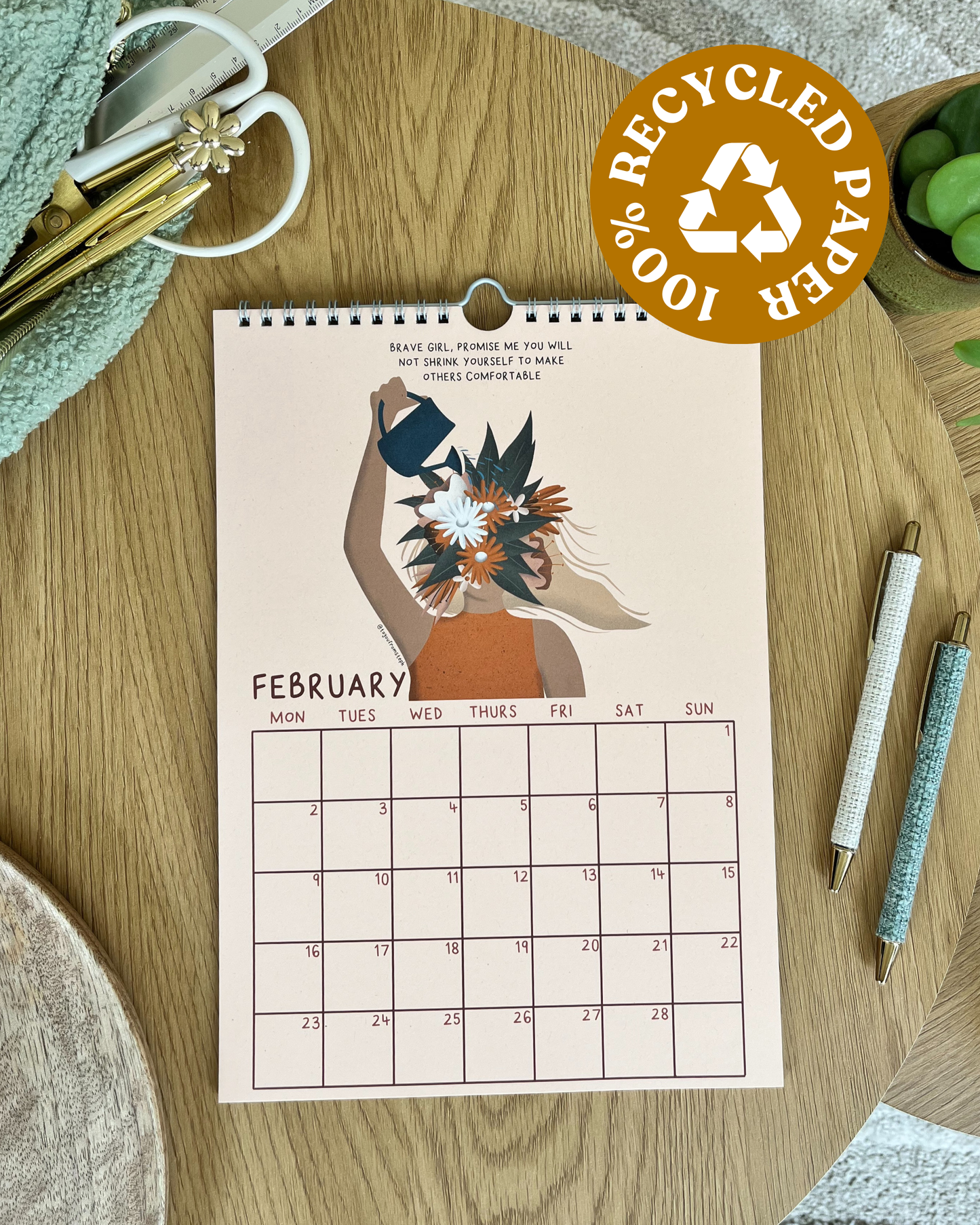 (PRE-ORDER) EmpowHER 2026 Wall Calendar | A4