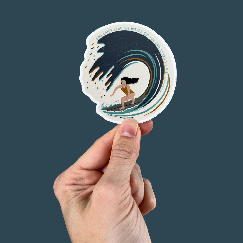 Learn to Surf - Sticker