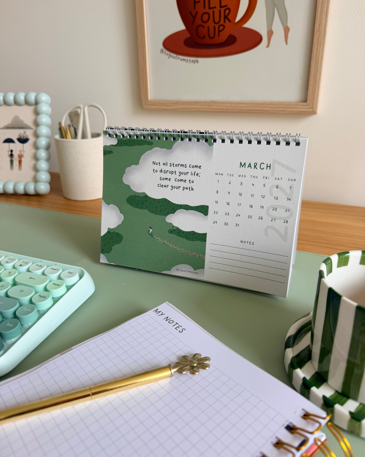 (PRE-ORDER) The 2027 Reset Bundle - Planner, Reflect & Renew + Desktop Calendar