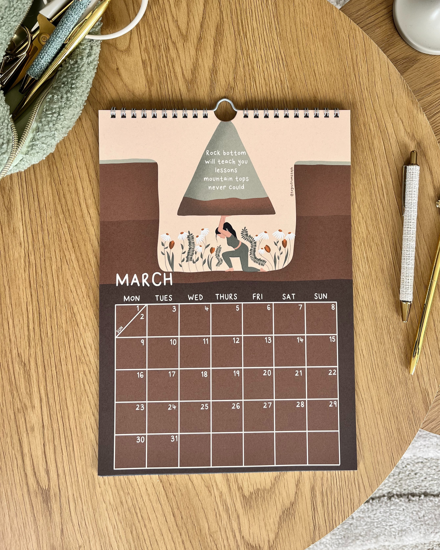 (PRE-ORDER) Thrive 2026 Wall Calendar | A4