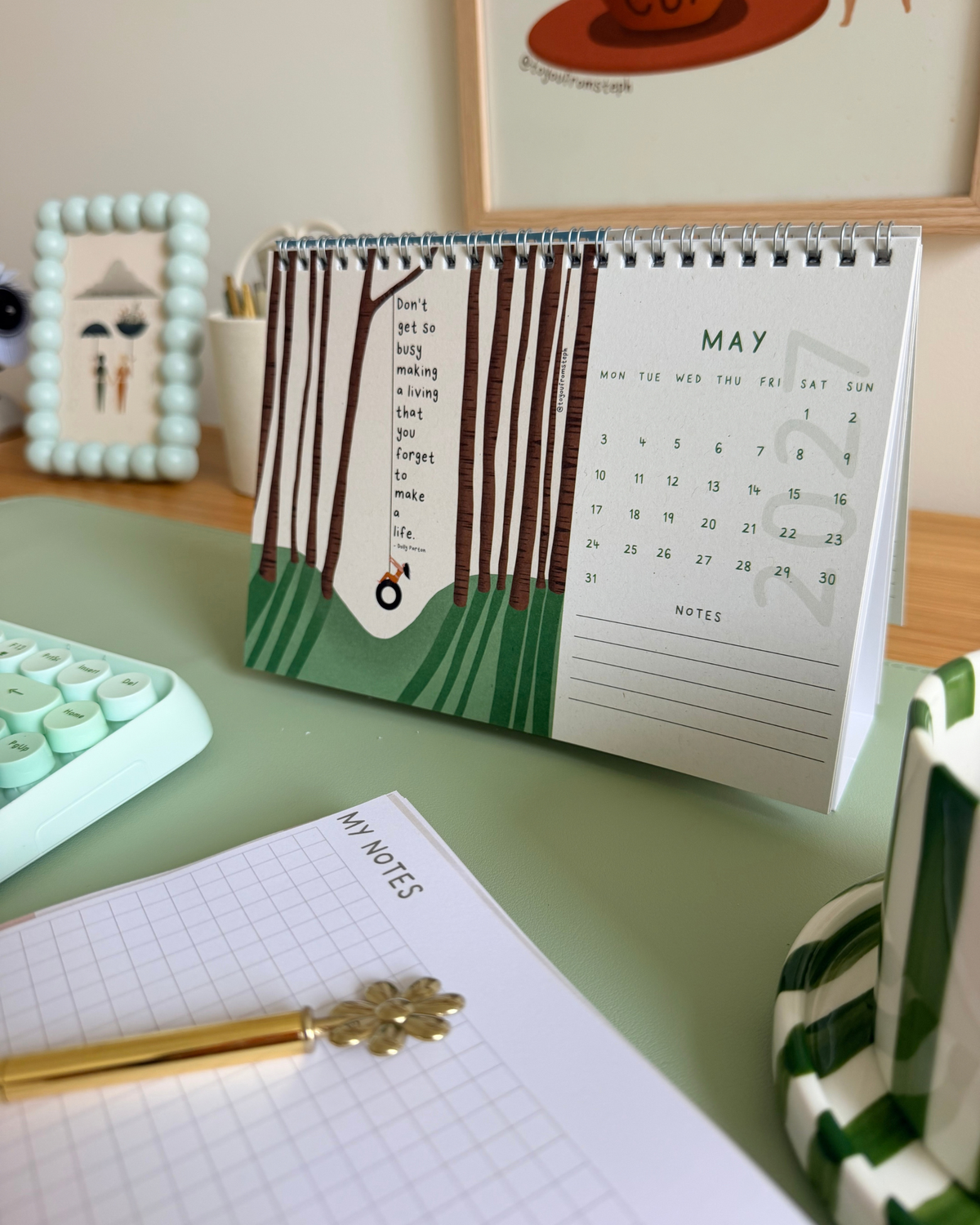 (PRE-ORDER) The 2027 Reset Bundle - Planner, Reflect & Renew + Desktop Calendar