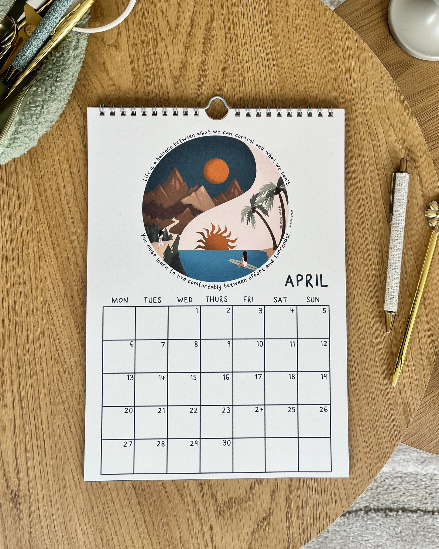 (PRE-ORDER) Thrive 2026 Wall Calendar | A4