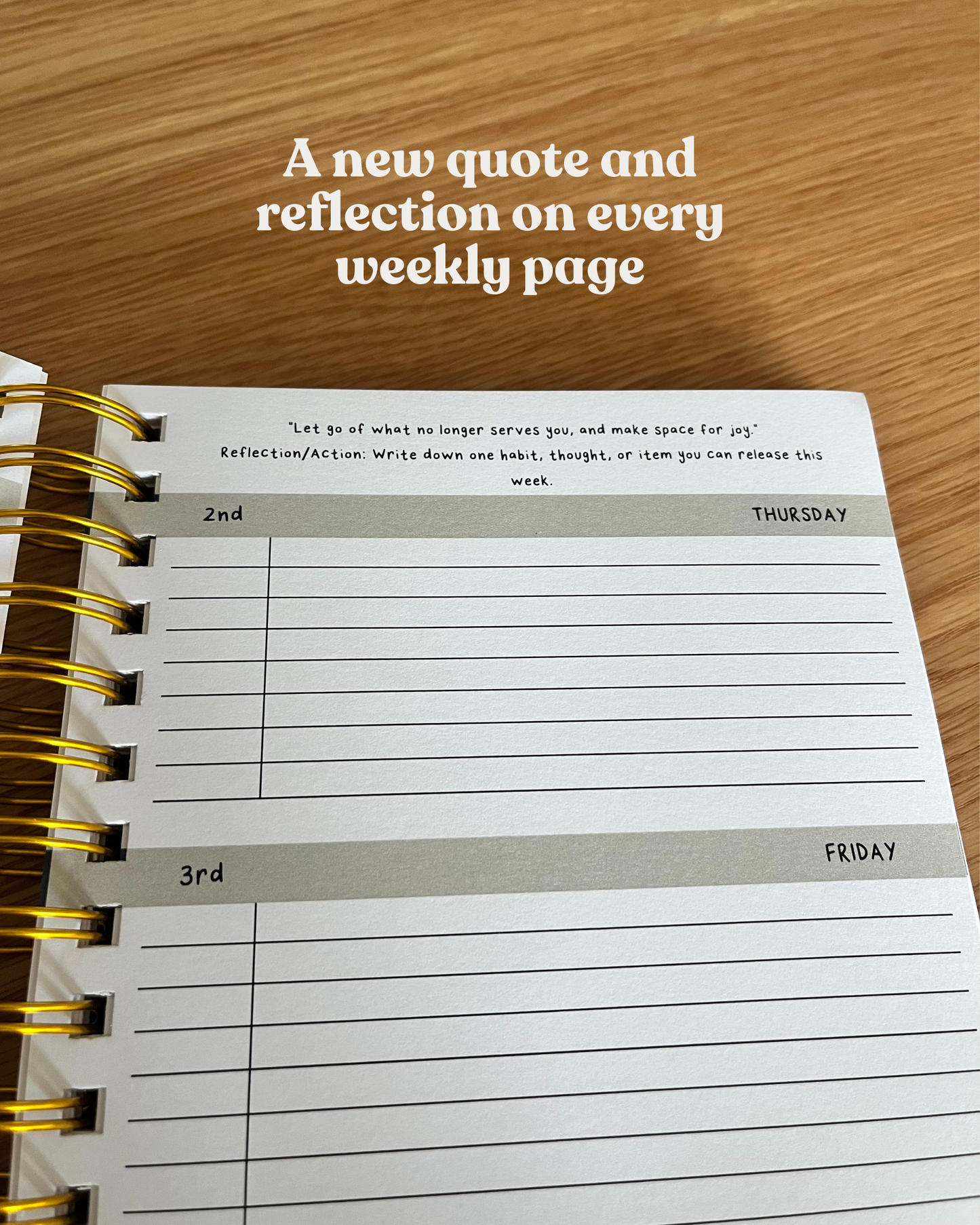 (PRE-ORDER) 2026 Premium Week-to-View Planner – A5 Hardcover, Spiral-Bound, 214 Pages