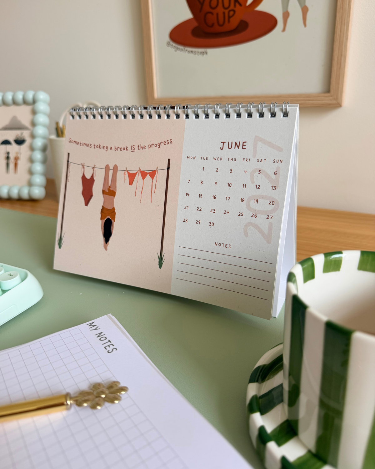 (PRE-ORDER) Thrive 2027 | Desktop Calendar | A5