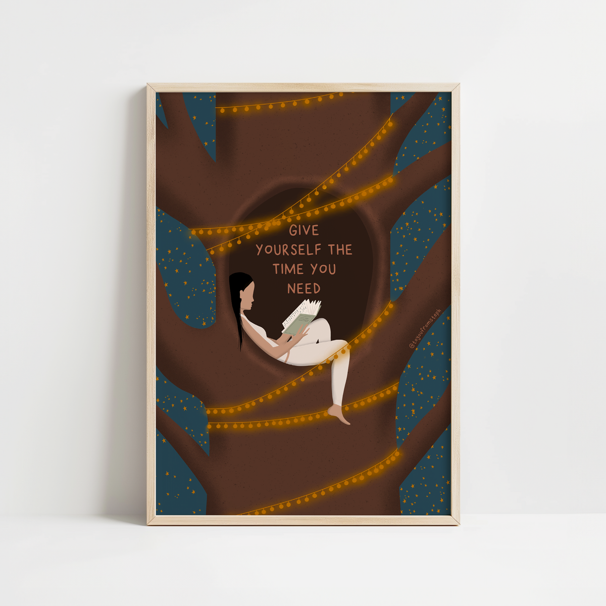 Give Yourself Time - Art Print – To You From Steph