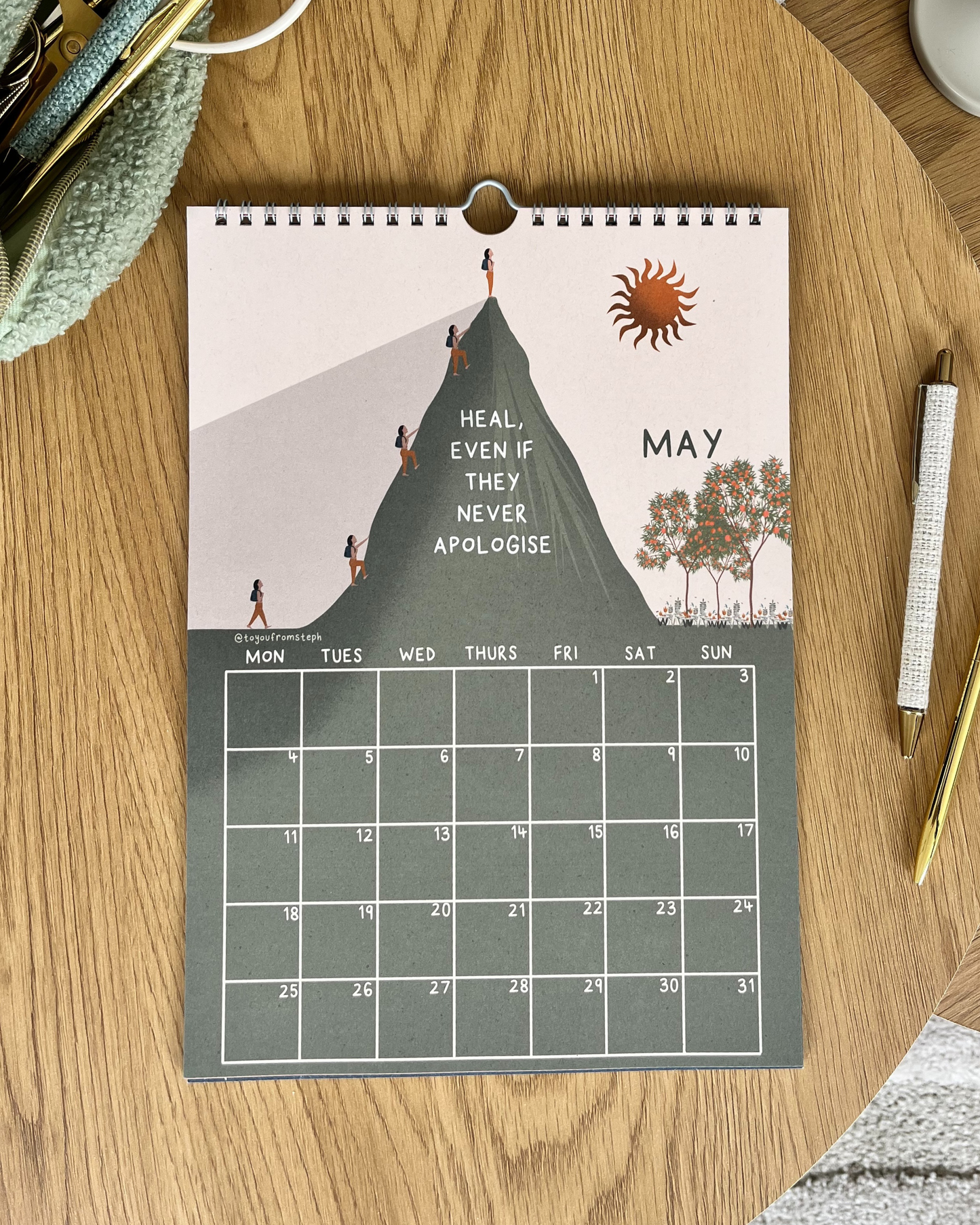 (PRE-ORDER) Thrive 2026 Wall Calendar | A4