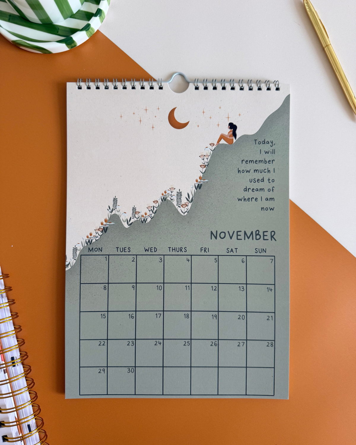 (PRE-ORDER) 2027 Wall Calendar | Quotes to Live By | A4