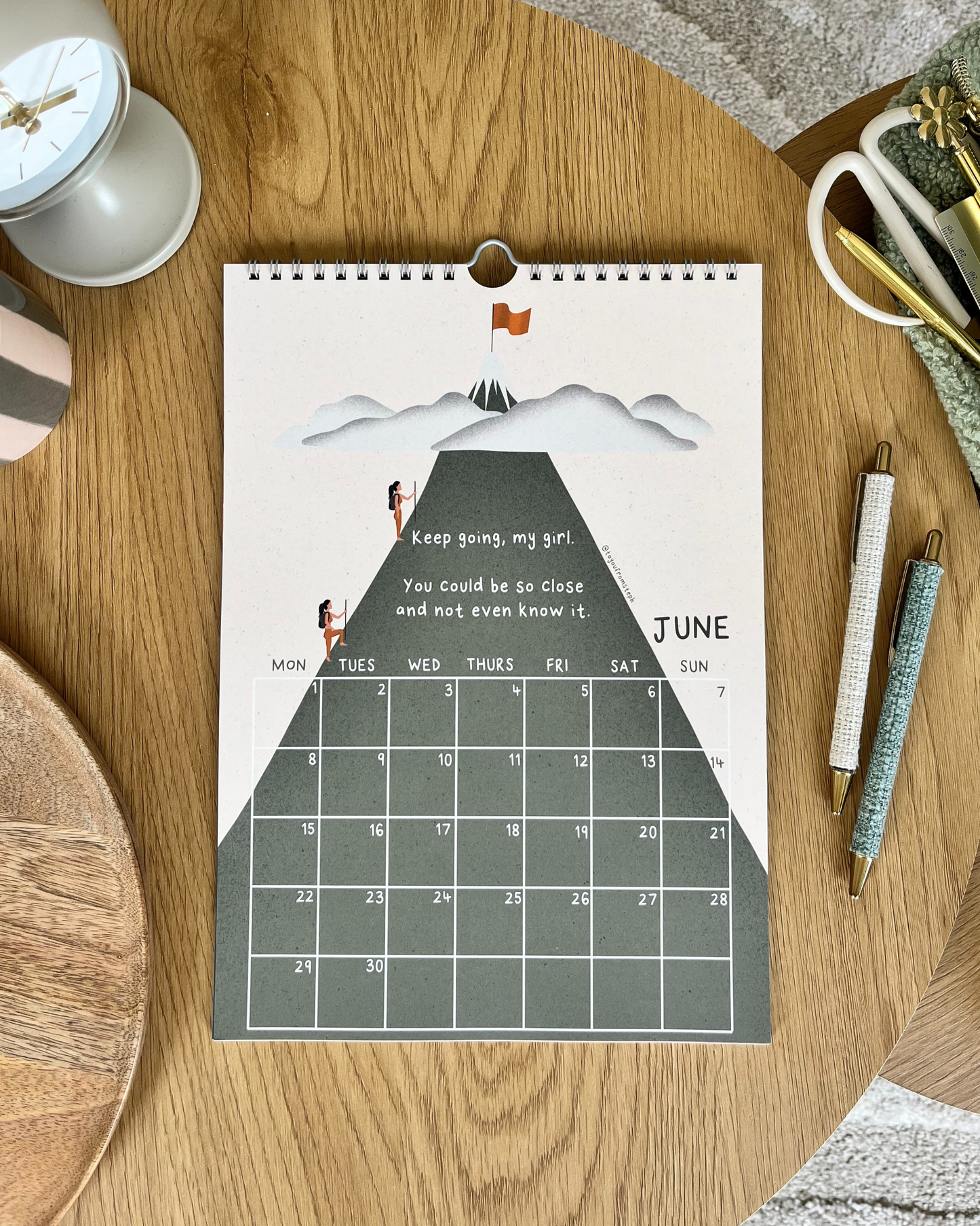 (PRE-ORDER) Rise 2026 Wall Calendar | A4