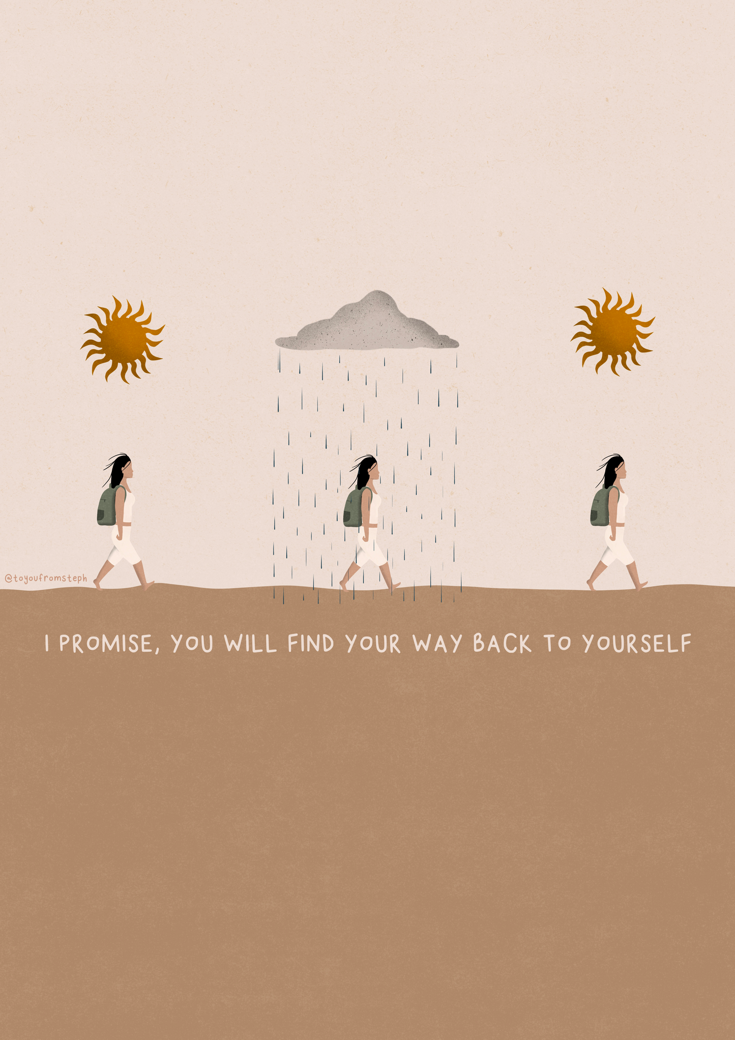 Back to Yourself - Art Print