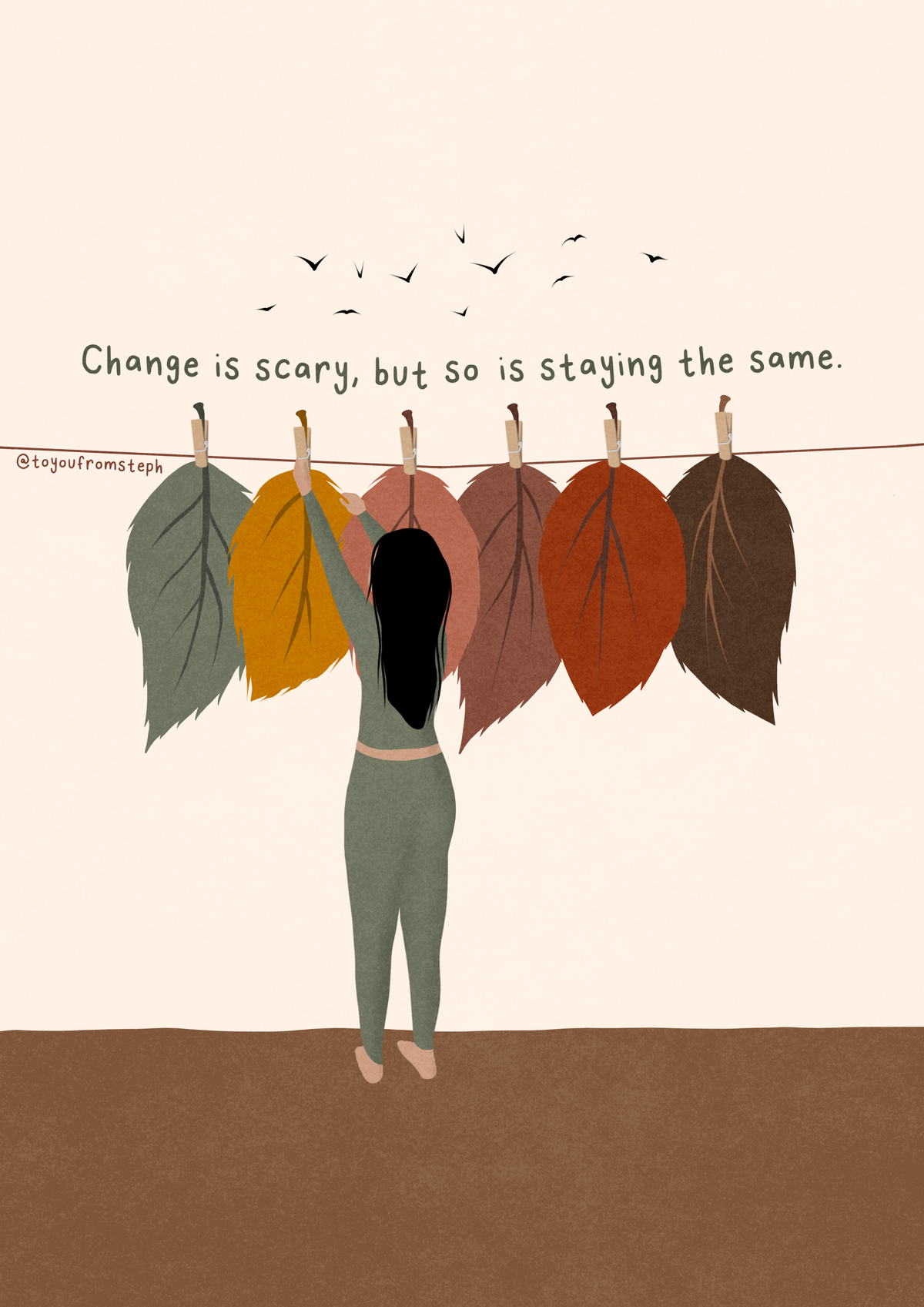 Change is Scary - Art Print