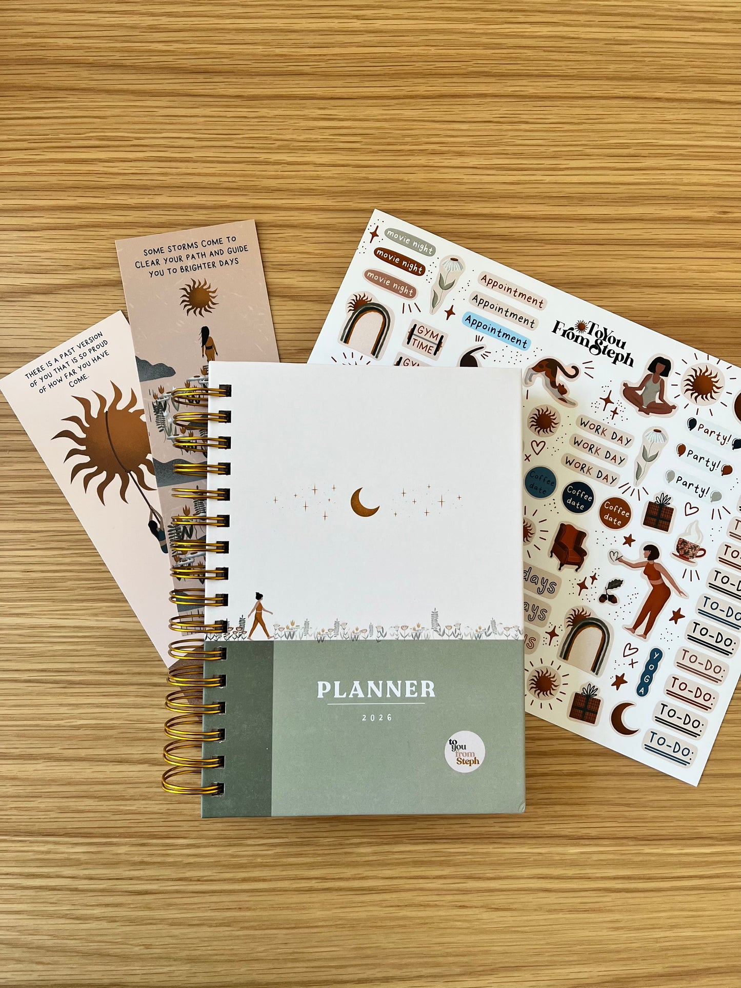 (PRE-ORDER) 2026 Premium Week-to-View Planner – A5 Hardcover, Spiral-Bound, 214 Pages