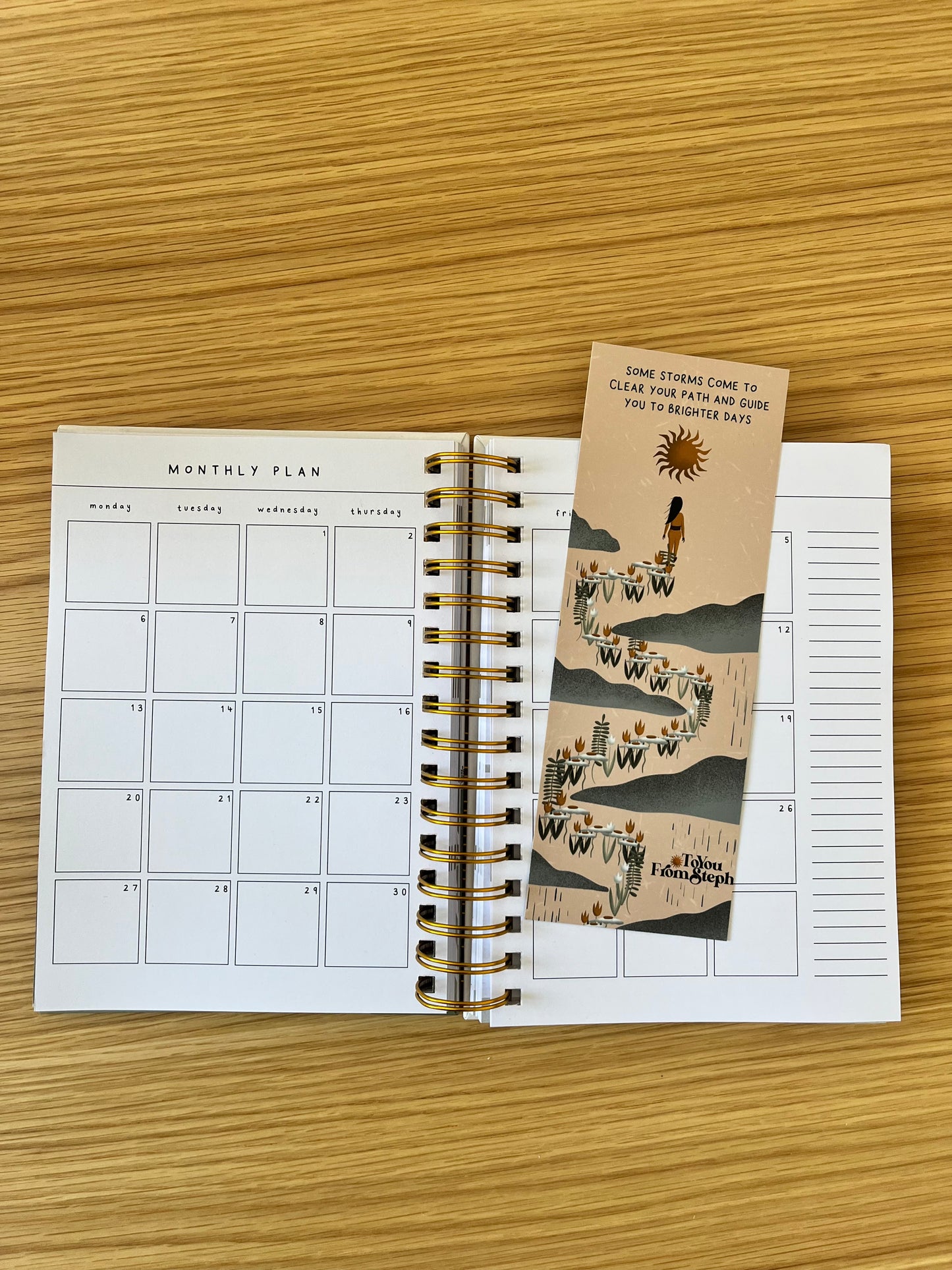 (PRE-ORDER) 2026 Premium Week-to-View Planner – A5 Hardcover, Spiral-Bound, 214 Pages