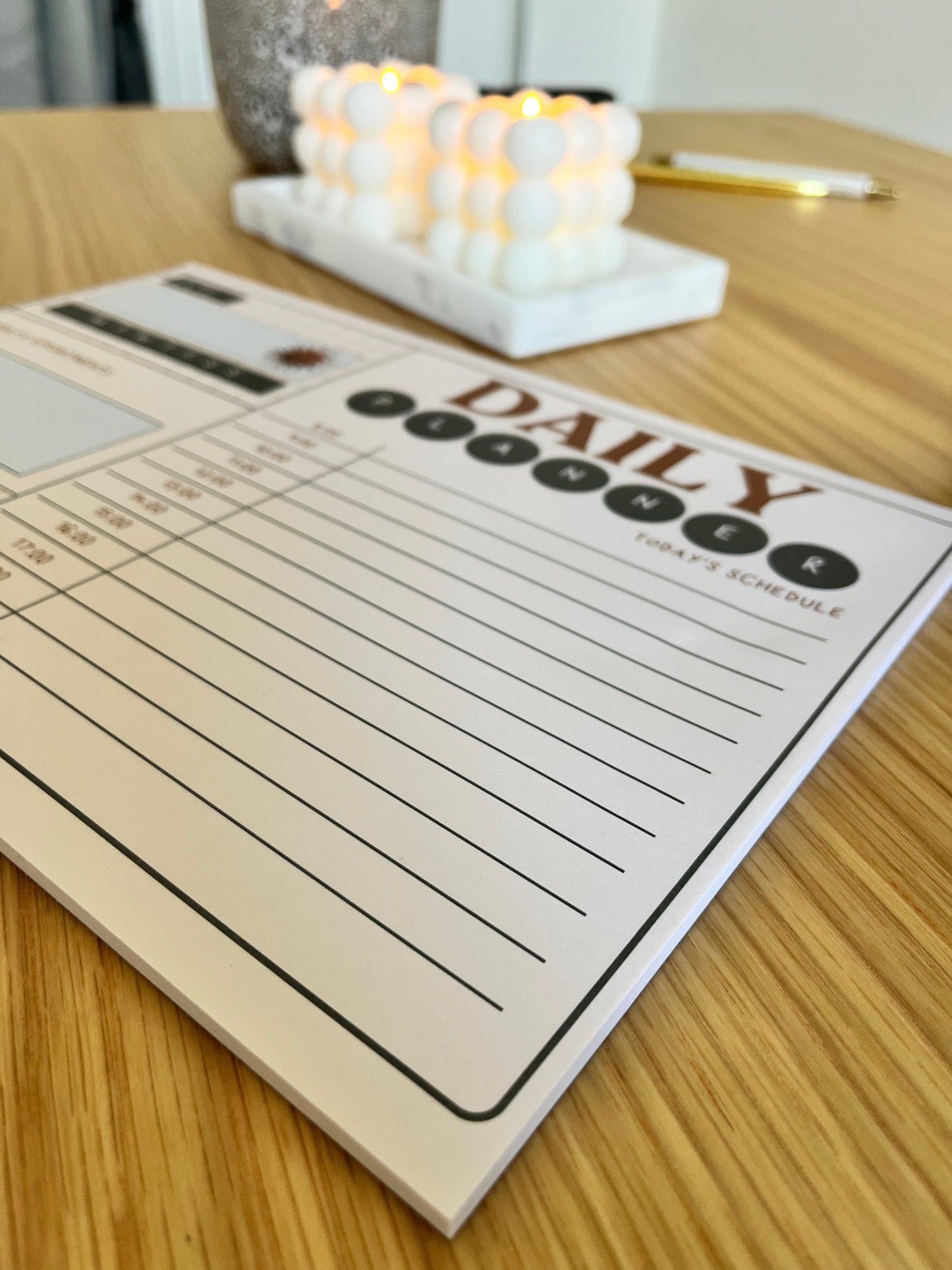 A4 Daily Planner
