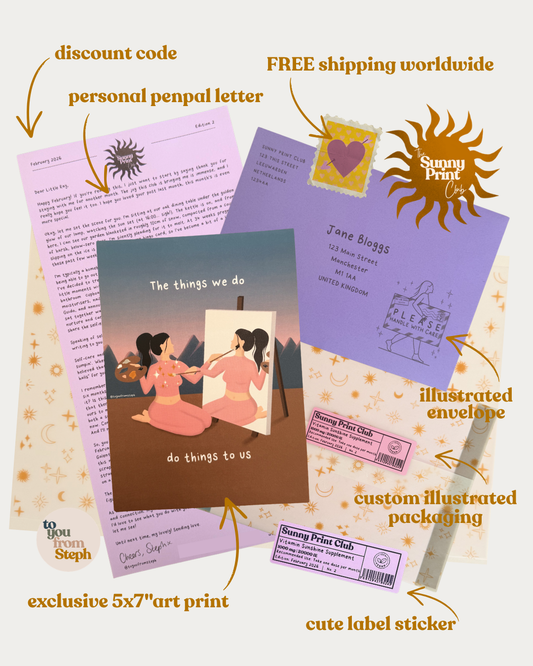 Sunny Print Club – Monthly Art Print Subscription