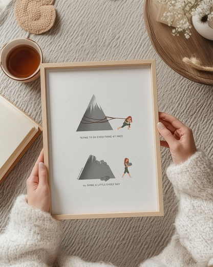 A Little Every Day - Art Print