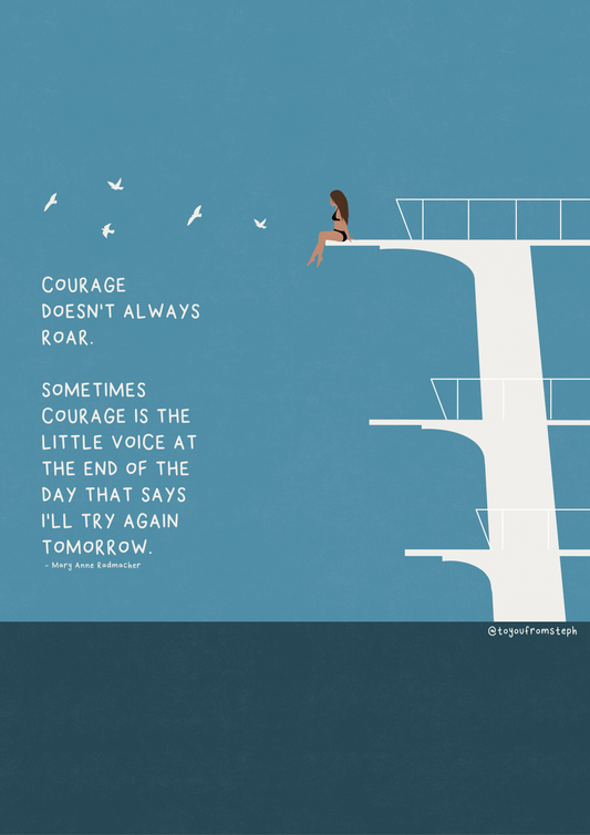 Courage - Art Print