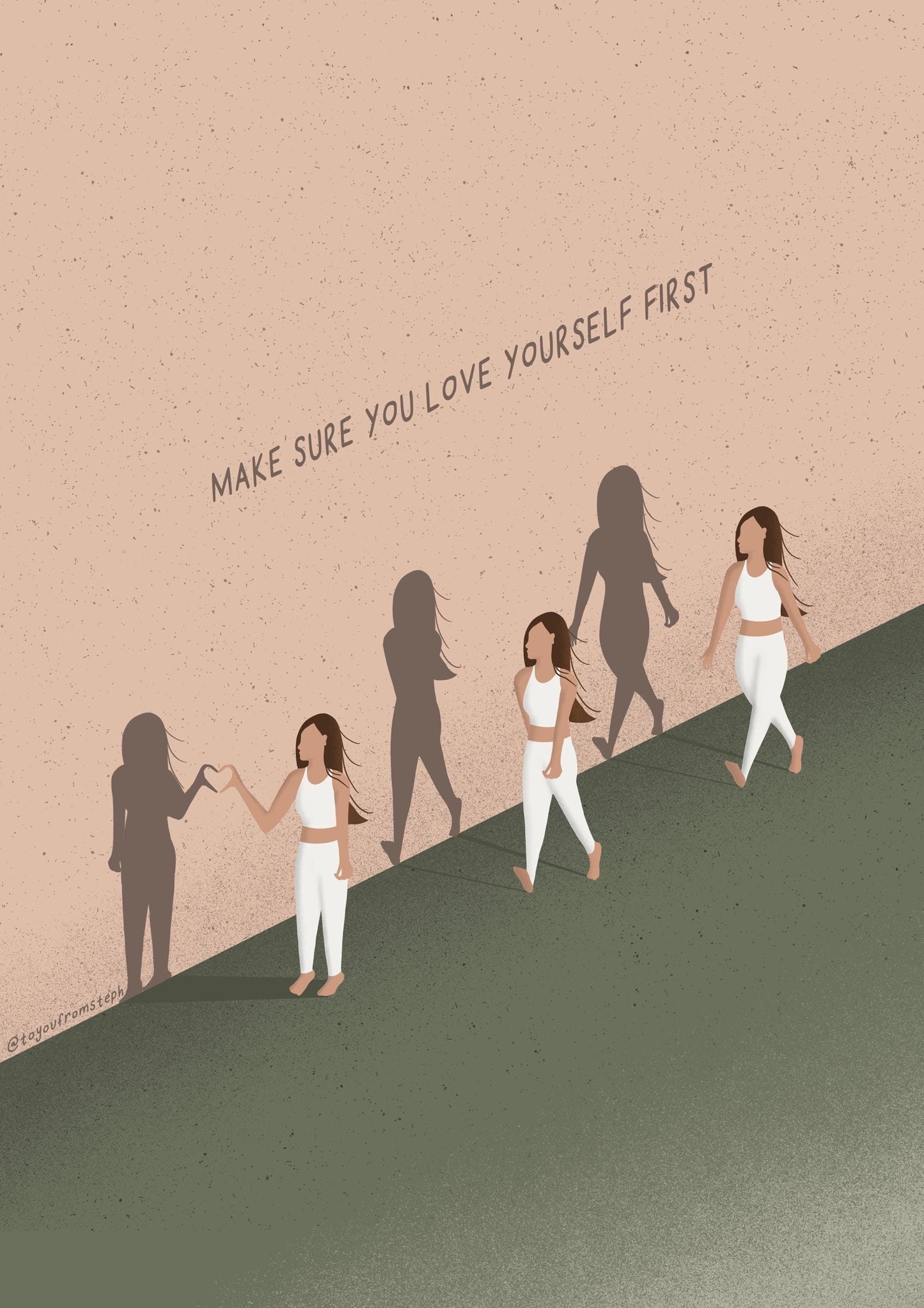 Love Yourself First - Art Print