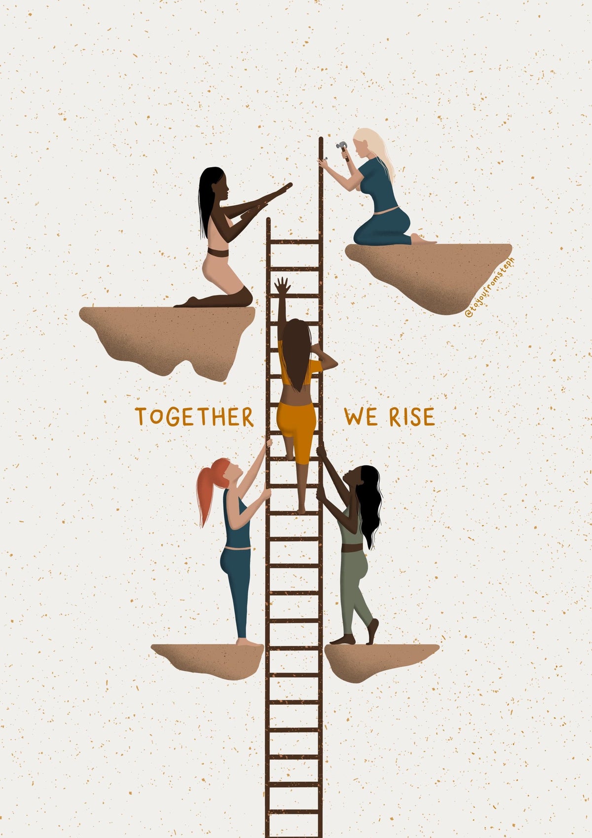 Together - Art Print – To You From Steph