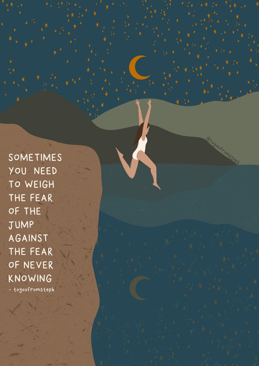 Weigh the Fear - Art Print