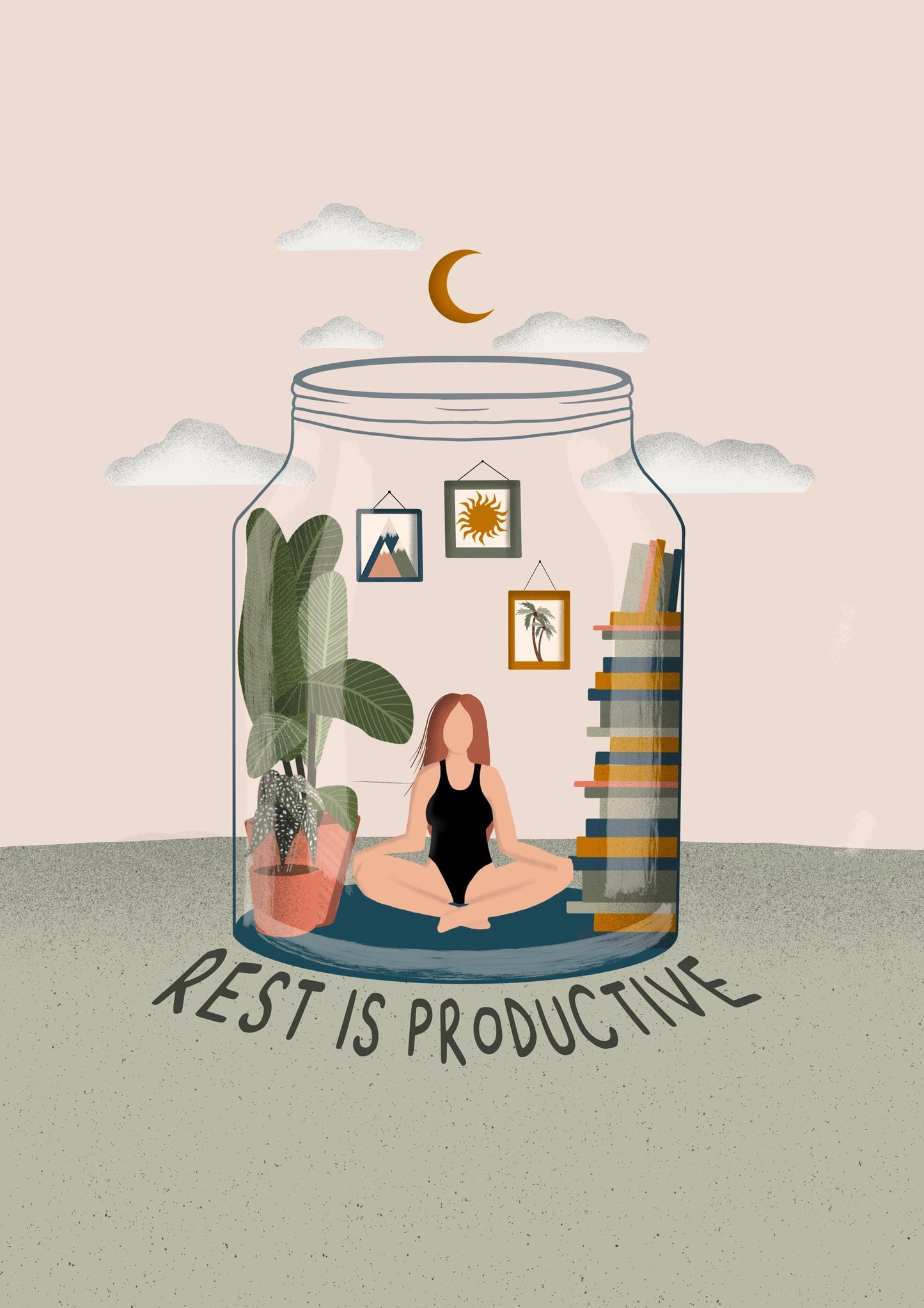 Productive - Art Print